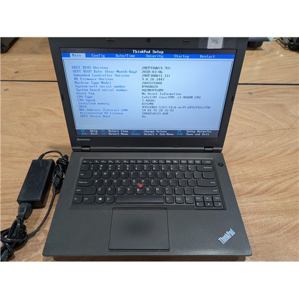 PORTABLE LENOVO THINKPAD L440 14" i3-4000M