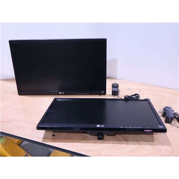 LOT DE 2 MONITEURS 22" LG FLATRON E2242T SANS SUPPORT