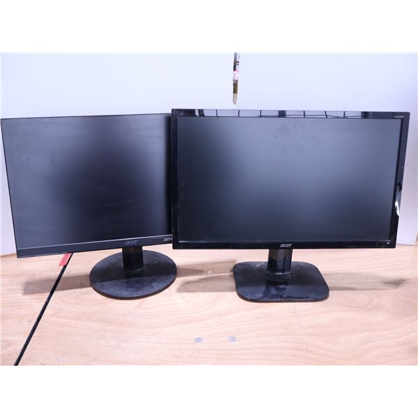 LOT DE 2 MONITEURS 22" ACER SANS CABLES