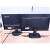 Image 2 : LOT DE 2 MONITEURS 22" ACER SANS CABLES