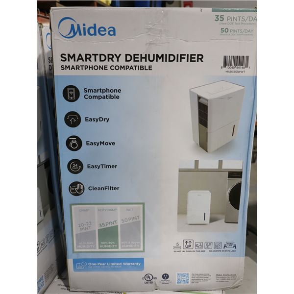 MIDEA SMART DEHUMIDIFIER MAD35S1WWT