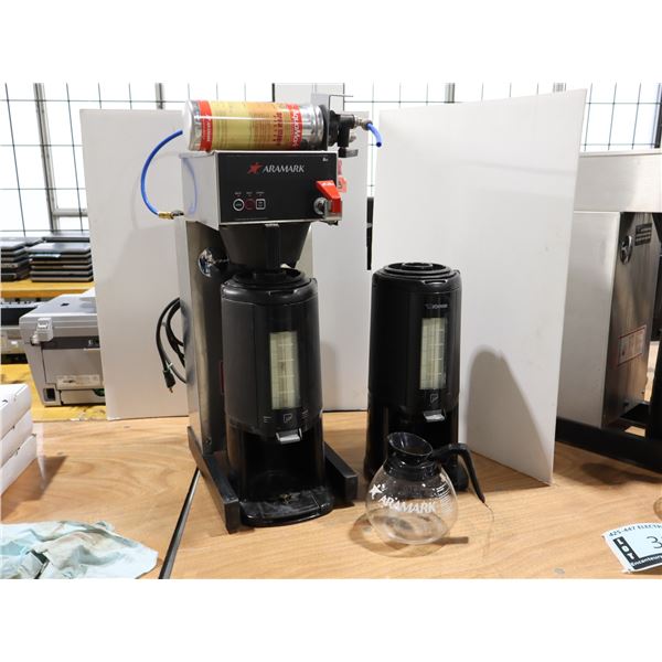 CAFETIÈRE ARAMARK AVEC 2 SERVERS THÈRMIQUE