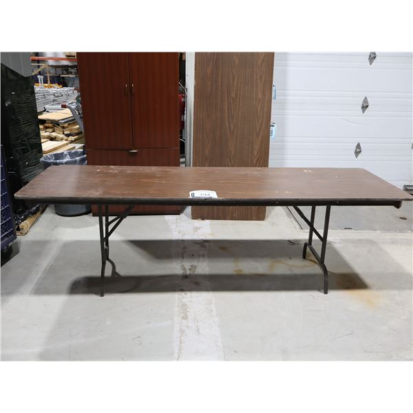 TABLE PLIANT 8' BOIS