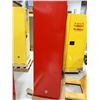 Image 5 : CABINET POUR PRODUITS INFLAMABLES ZENITH 43"x18"x66" (ROUGE) *AVEC BOSSES*