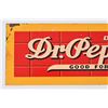 Image 2 : Dr. Pepper Red Brick Tin Advertising Sign