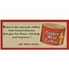 Image 1 : Golden West Coffee Framed Paper Advertisement