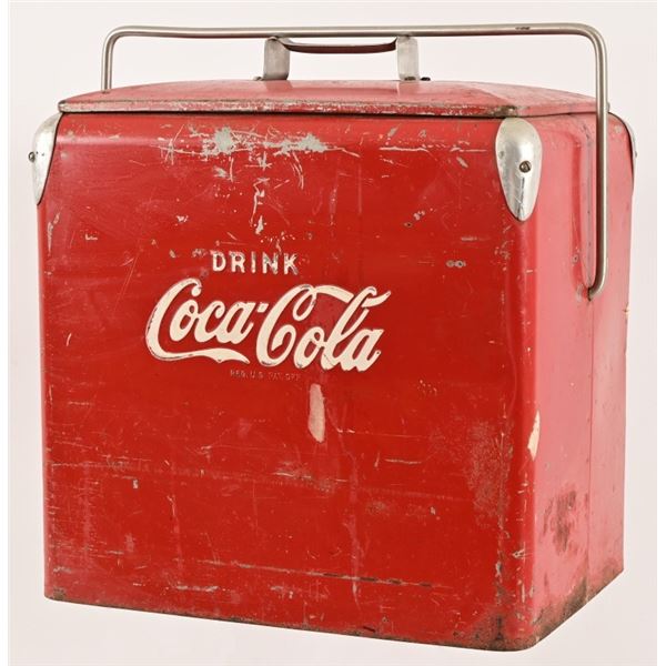 Coca-Cola Vintage Aluminum Travel Cooler
