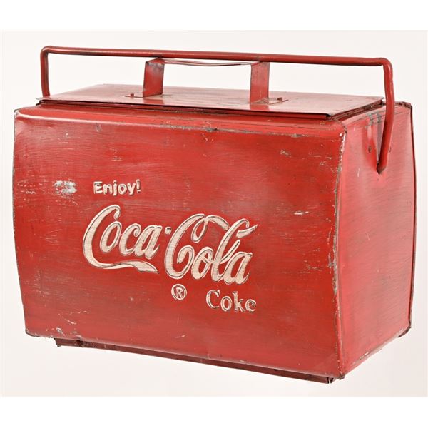 Coca-Cola Vintage Aluminum Travel Cooler