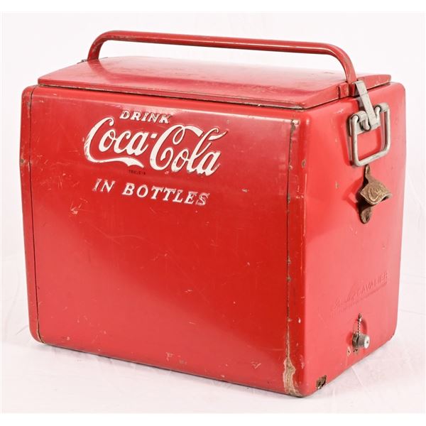 Coca-Cola Vintage Cavalier Aluminum Travel Cooler