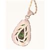 Image 2 : Sterling Silver Turquoise Pendant Necklace
