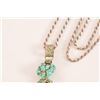 Image 3 : Sterling Silver & Turquoise Pendant Necklace