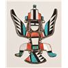 Image 1 : Zuni Multi Stone Inlay Silver Knifewing God Pin