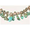 Image 6 : Turquoise Stone Silver Necklace