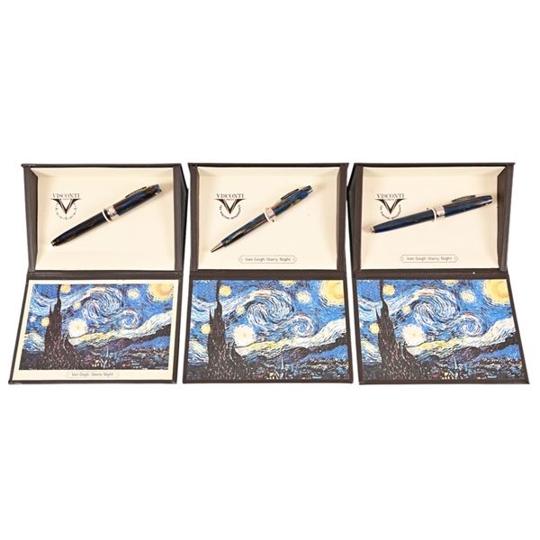 Visconti Van Gogh "Starry Night" Luxury 3-Pen Set