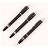 Image 4 : Montblanc Starwalker Resin Black 3-Pen Set