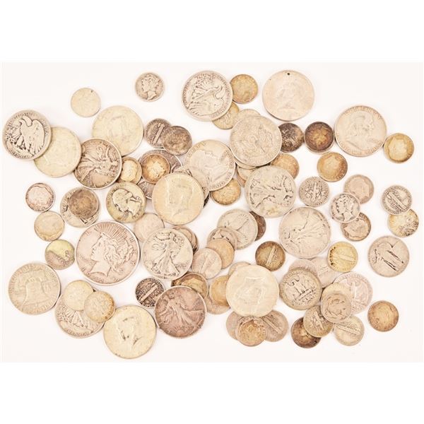 Collection Of Silver Coins 16oz.