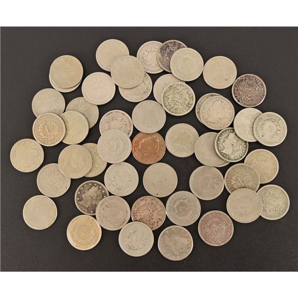 Collection of (50) Liberty Head Nickels