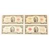 Image 1 : (4) Red Seal $2 Bills