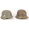 Image 1 : Pair of German Military Helmets c. WWI-WW2