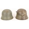 Image 3 : Pair of German Military Helmets c. WWI-WW2