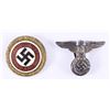 Image 2 : Collection of (4) German WW2 NSDAP Enamel Pins