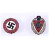 Image 3 : Collection of (4) German WW2 NSDAP Enamel Pins
