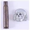 Image 1 : German WW2 Totenkopf SS Officer's Cap Badge