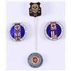 Image 1 : Collection of (4) Pre-War NSDAP Enamel Pins