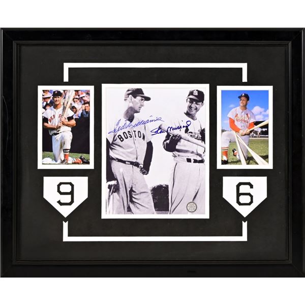 Ted Williams and Stan Musial Signed Photo