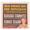 Image 2 : "Cattle Queen of Montana", Ronald Reagan Poster