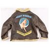 Image 1 : Hand-Painted Leather Flight Jacket