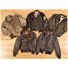 Image 1 : Collection of 5 Leather Flight Jackets