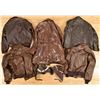 Image 13 : Collection of Leather Flight Jackets and Caps