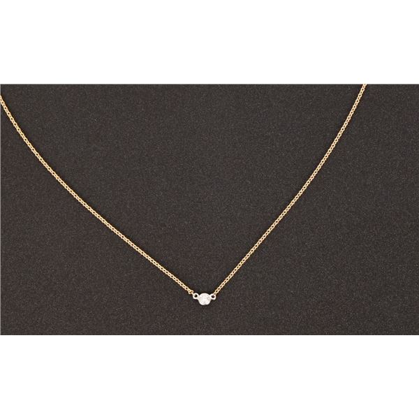 Tiffany & Co. Diamond 18K Gold Necklace