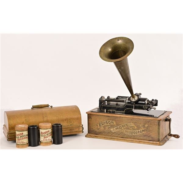 Antique Edison Home Phonograph Music Box