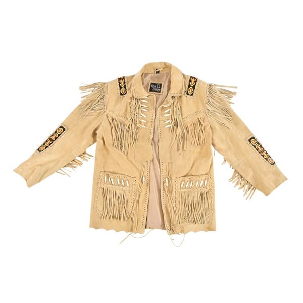 Buckskin Fringe Beaded Leather Jacket
