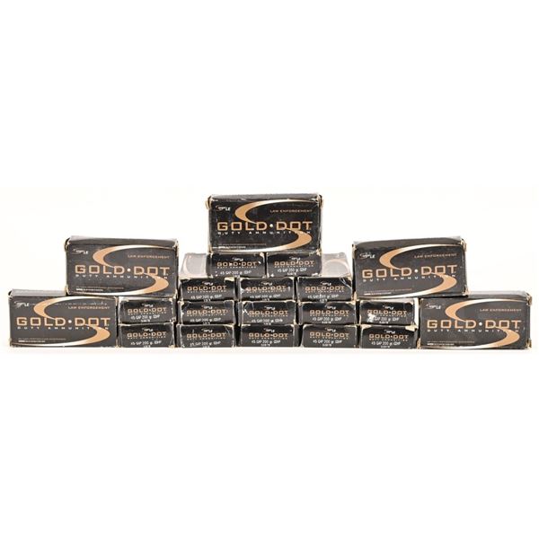 Speer LE Gold Dot Ammo .45 AGP (1000 Rounds)