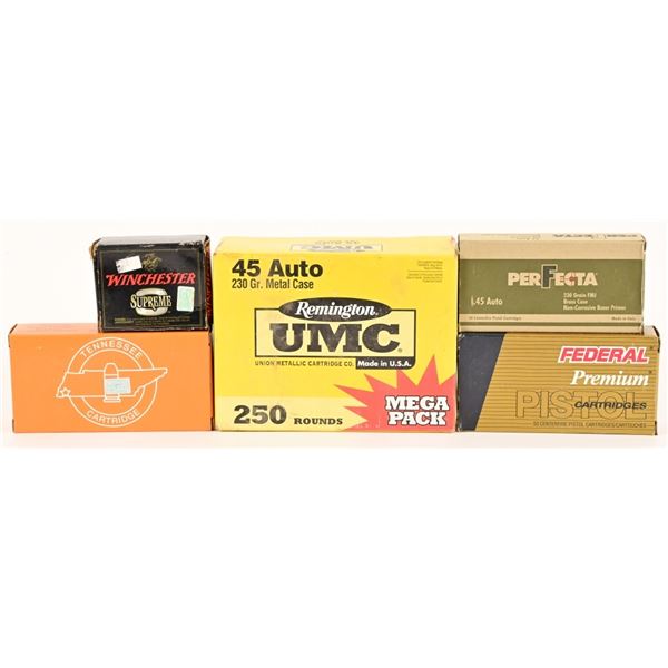 Factory .45ACP Ammunition (343 Rounds)