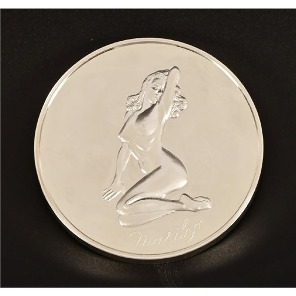 Marilyn Monroe 5 Troy Oz .999 Silver Round