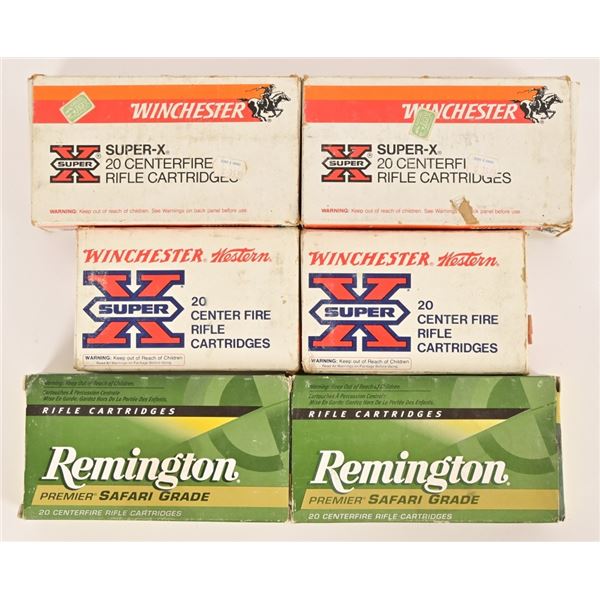 Factory .458 Winchester Magnum Ammo (118 Rounds)