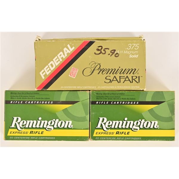 Factory 375 H&H Magnum Ammo (28 Rounds)