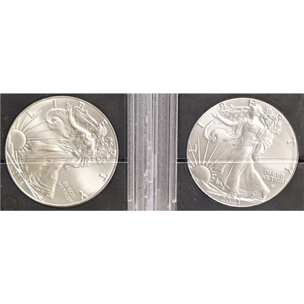 (2) Donald Trump Edition American Eagle $1 Coins