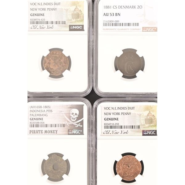 Collection of Netherlands/East Indies Graded Coins