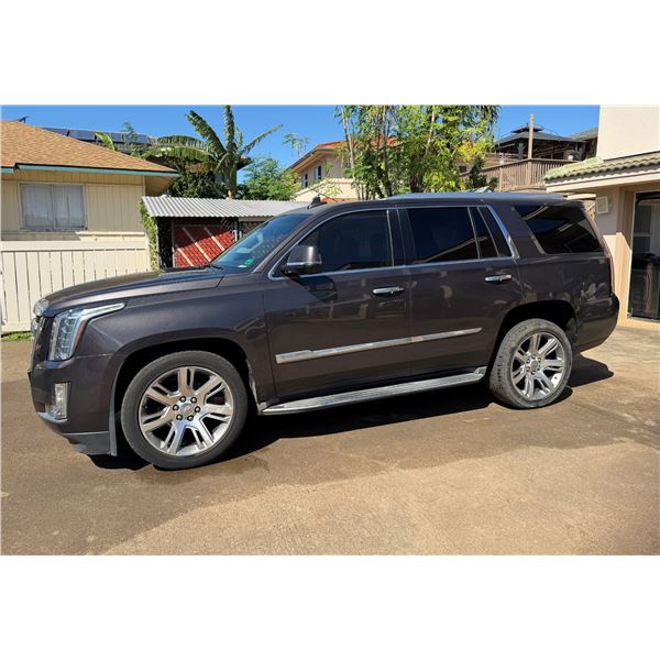 2015 Cadillac Escalade Luxury SUV, 96647 Miles, Lic. WZP051 (Starts & Runs, See Video)