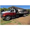 Image 1 : 2005 Ford F750 XL Super Duty 4x2 Flatbed Truck w/ Lift Gate, 12777 Miles, 22.5" L  (Starts & Runs, S
