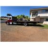 Image 2 : 2007 Kenworth T300 Flatbed Truck w/ Cummins ISC260 Engine & Lift Gate, 119659 Miles, 22' L  (Starts