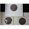 Image 2 : 1907, 08 And 09 Indian Head Cents (Fine+)