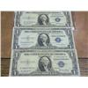 Image 1 : 3-1935-E/F/F Silver Certificates (3 Bills)