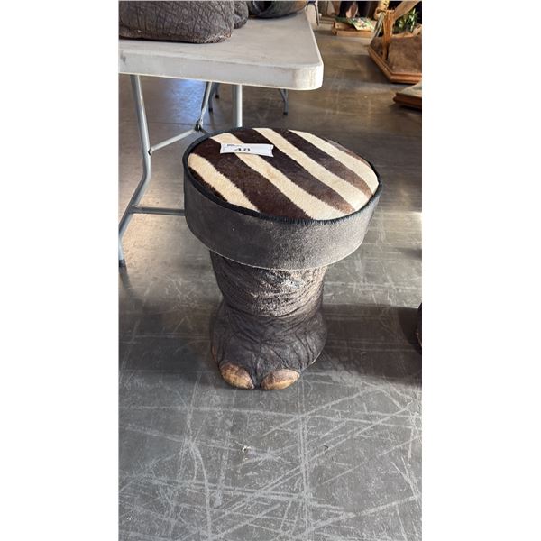 ZEBRA/ELEPHANT LEG STOOL
