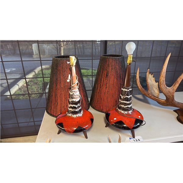 2 MID CENTURY LAMPS